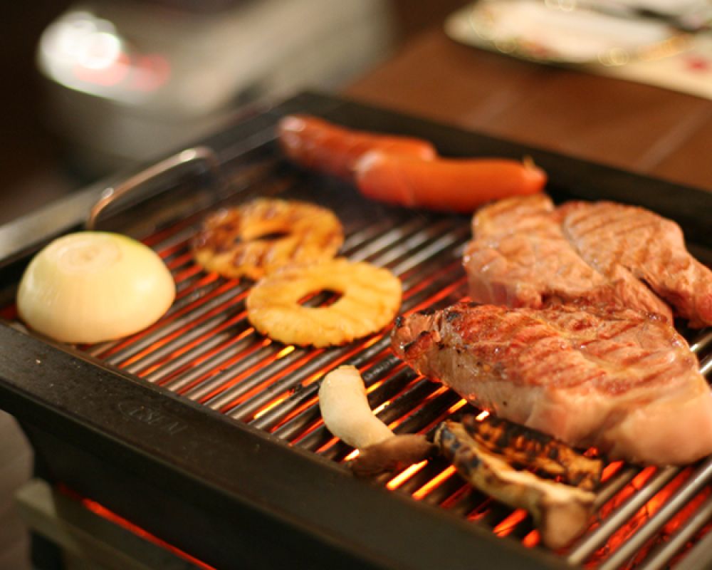 바비큐 즐기기